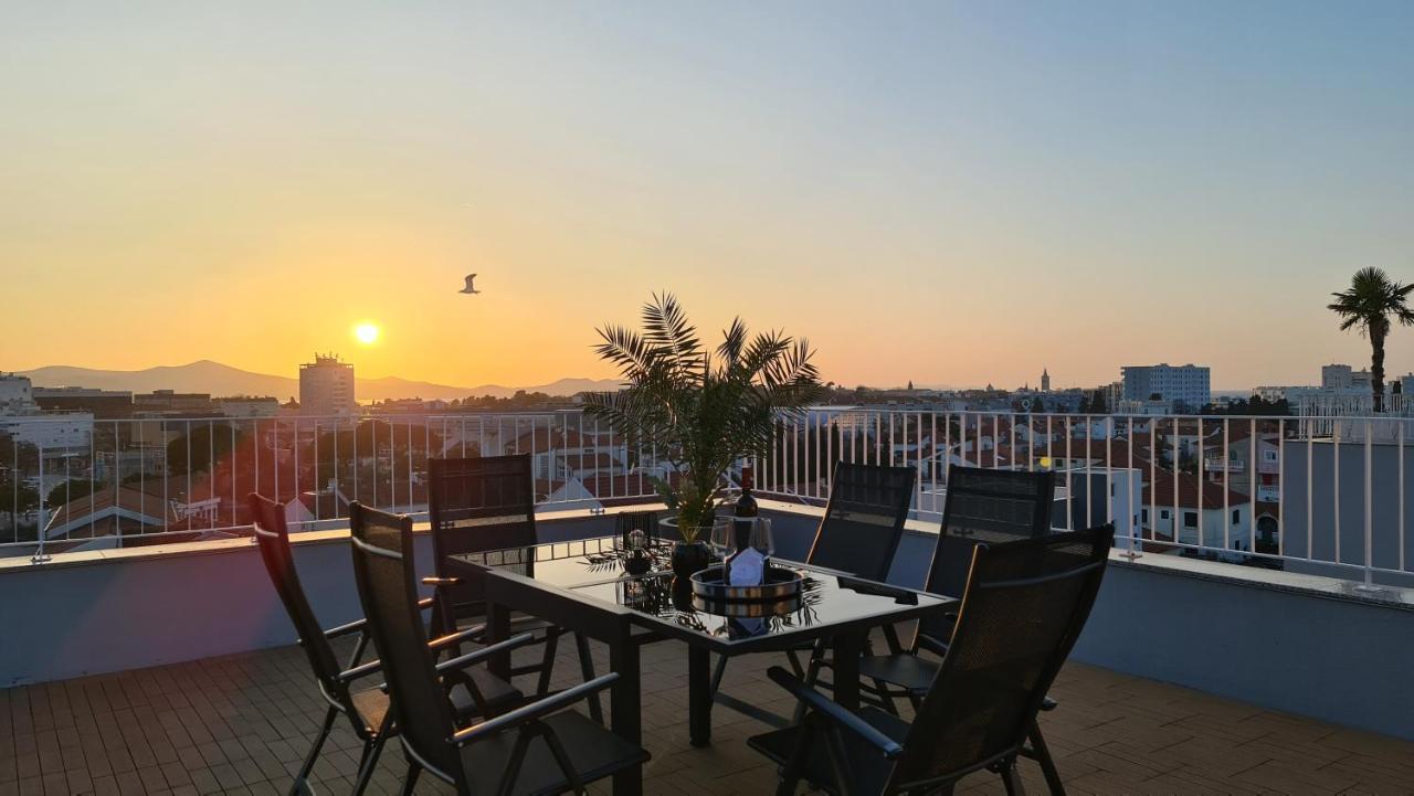 Zadar Sunset Penthouse With Spectacular View And Jacuzzi 아파트 외부 사진