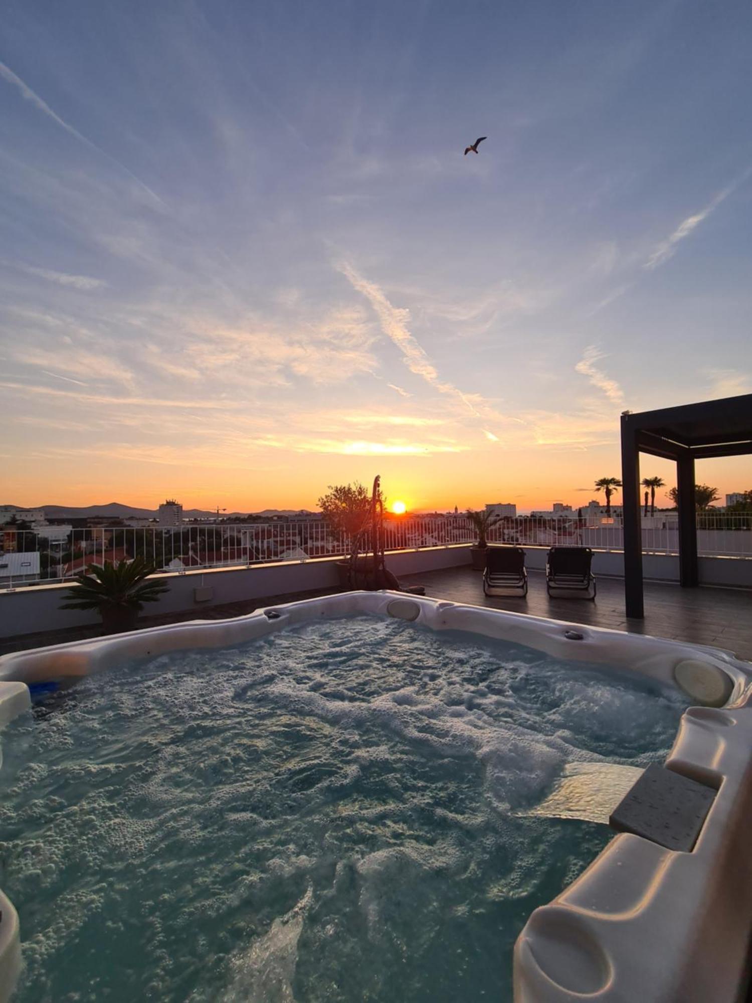 Zadar Sunset Penthouse With Spectacular View And Jacuzzi 아파트 외부 사진